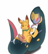 Looks Like Pikachu [M] Is A Tight Fit For Seviper [M]