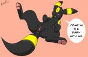 Umbreon [F] Displaying Her Goods