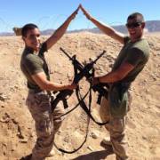 Crossing Their Weapons