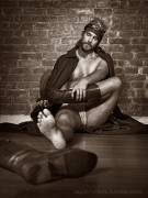 Hot Bearded Guy In Historical Uniform