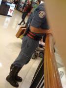 Incognito Pic Of A Security Officer