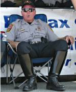 Proud Motorcycle Cop