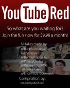 Youtube Red: A Compilation Of Some Of The Best Fakes (More Info In Comments)