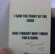 It's My Pals Birthday, So I Made Him A Card (X-Post From Funny)