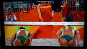 My Favorite Part Of The Us Vs Brazil Beach Volleyball Game Last Night
