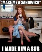 Make Me A Sandwich....?