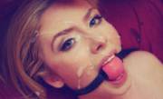 Ball Gag Facial