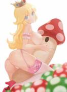 Peach Loves Her Mushrooms!