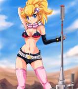 Peach Cosplays As Yoko.