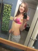 Selfie Of Her Feather Tattoo