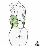 Asriel's Butt By Byondrage