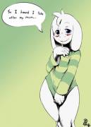 Asriel By Byondrage