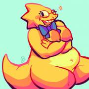 18 Alphys-Centric Pics, Mostly Solo