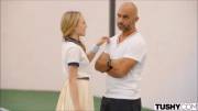 Getting Grabbed By The Tennis Coach