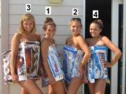 4 Girls Wearing Bear Boxes Ranked By Who I Imagine Has The Nicest Body