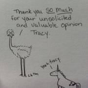 Small Sarcastic Ostrich Is Great For Handling Pr