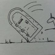 Tiny Vulgar Unicorn Pranks Small Sarcastic Ostrich