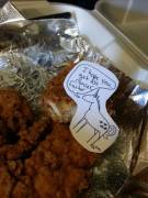 Woke Up To Find /U/Shoccwave Had Eaten Some Of My Leftovers. Tvu Had A Message For ...