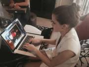 Emma Watson Enjoys A Tribute [Gif]