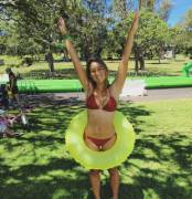 Hot Teen In Red Bikini