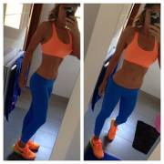 Jogger Selfie. She Looks Ready.