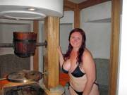 Not Sure What This Machine Is, But I Like The Girl Standing Next To It!