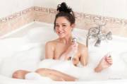 Virginia In A Bubble Bath