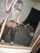 Checking Herself Out