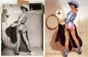 Cowgirl Pinup (Xpost From /R/Girlswearingbloomers)