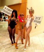 Monika Lee, Riddle, &Amp;Amp;Amp; Katie George As Daffy Duck, Elmer Fudd, &Amp;Amp;Amp; ...