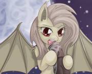 You Can Lick It But No Biting, Ok? [Flutterbat/Fluttershy][M/F][Blowjob] (Artist: ...