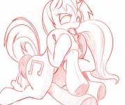 Octavia's Got A Her Face Down As Vinyl Scratch Licks Her Ass [F/F] (Artist: Caboni32)