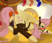 Fluttershy In A Bridle With A Saddle [Solo] (Artist: Twotail813)