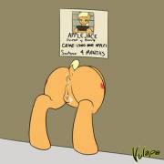 Apples, Serious Business. [Applejack][Solo] (Artist: Vulapa)