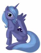 Princess Luna Spread [Solo] (Artist: Kloudmutt)