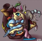 Discord Has Some Fun With Rainbow And Fluttershy