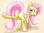 Pose Of The Century [Fluttershy] (Artist: Chromaskunk)