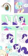 Marshmallow Coco [Rarity][Coco Pommel][F/F][Comic] (Artist: Braddo)