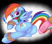 &Amp;Quot;Exclaimation Mark!&Amp;Quot; Exclaimed Rainbow Dash [M/F][Bondage] (Artist: ...