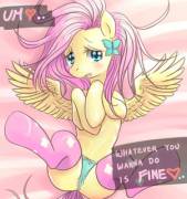Whatever You Wanna Do Is Fine [Fluttershy][Solo][Suggestive] (Artist: Ninjaham)