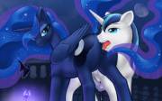 Nightbloom [Princess Luna][Shining Armor][M/F][Oral] (Artist: Arareroll)