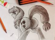 Applejack Plot, Sketched On Paper And Displayed To The World [Solo] (Artist: Fshydale)