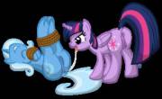 Trixie Isn't Going Anywhere Anytime Soon [Twilight][Bondage][F/F] (Artist: Template93)