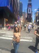 Bonnie Rotten Topless In New York.