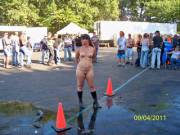 Vagina, Asshole And Two Traffic Cones. I Can Only Think Of One Outcome.