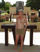 Nekkid In The Graveyard