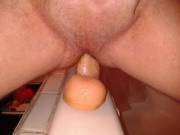 Riding My New 9&Amp;Quot; Cock Did It Ever Feel Good