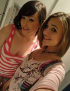 Pair Of Bitches Doing Mirror Selfies