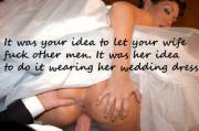 Hotwife Did She Have To Wear Her Wedding Dress