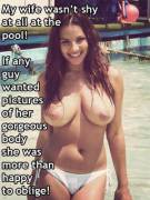 She Brings All The Boys To The Pool!